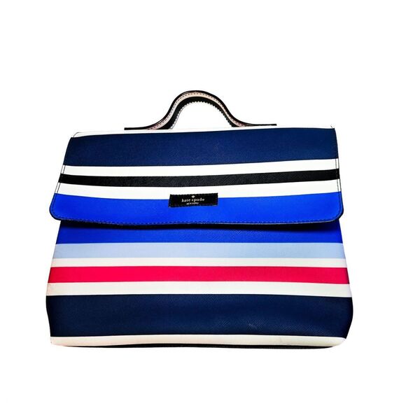 kate spade Handbags - Kate Spade Striped Cosmetic Bag or Travel Toiletry Case